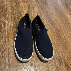 Rothy’s Sneaker in Navy Herringbone